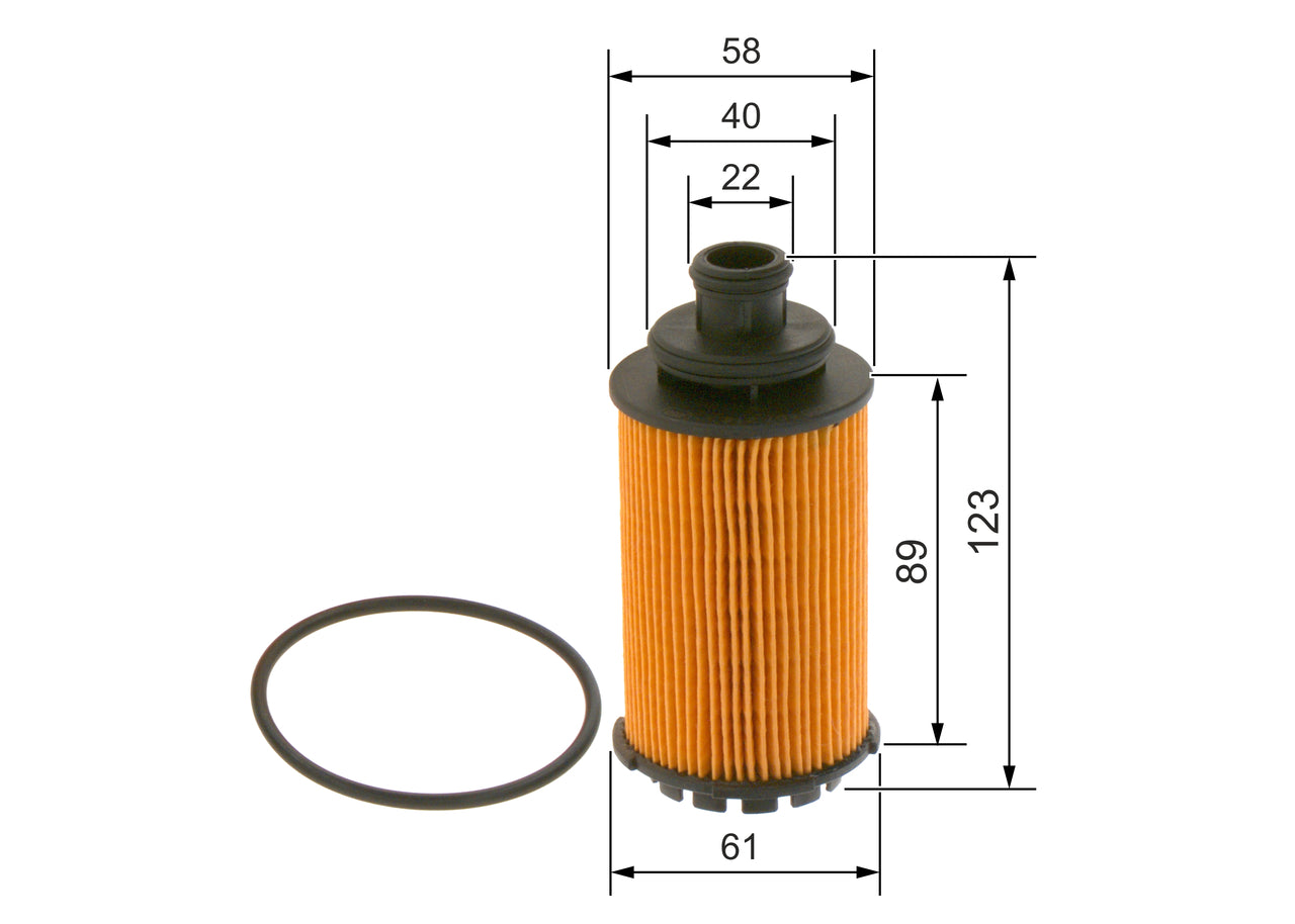 Tepalo filtras F026407214