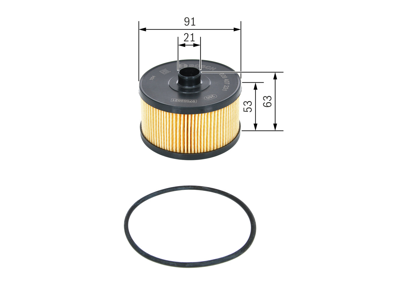 Tepalo filtras F026407231