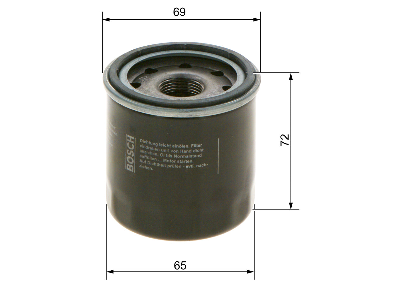 Tepalo filtras F026407001