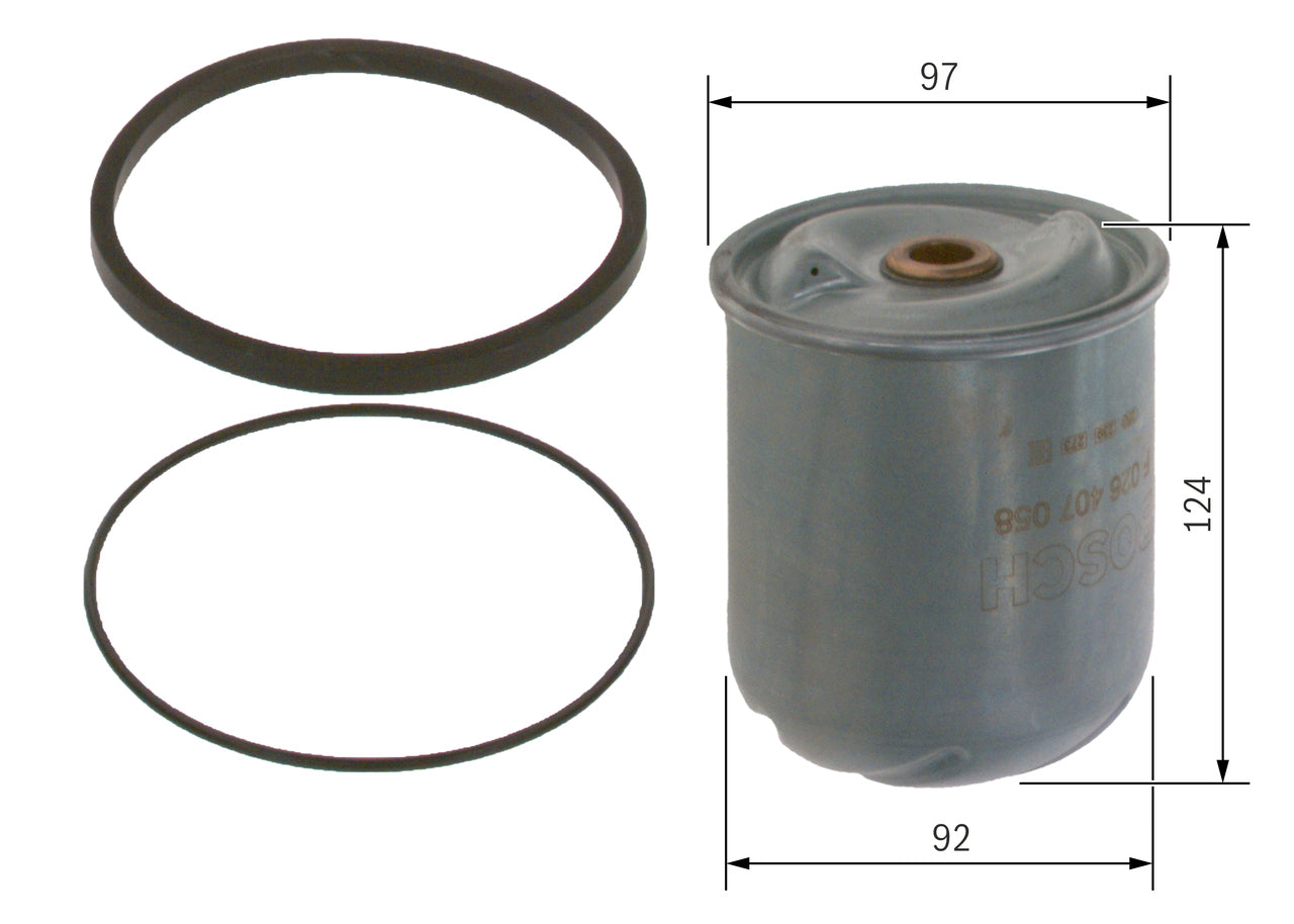 Tepalo filtras F026407058