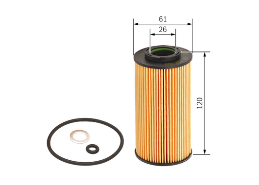 Tepalo filtras F026407062