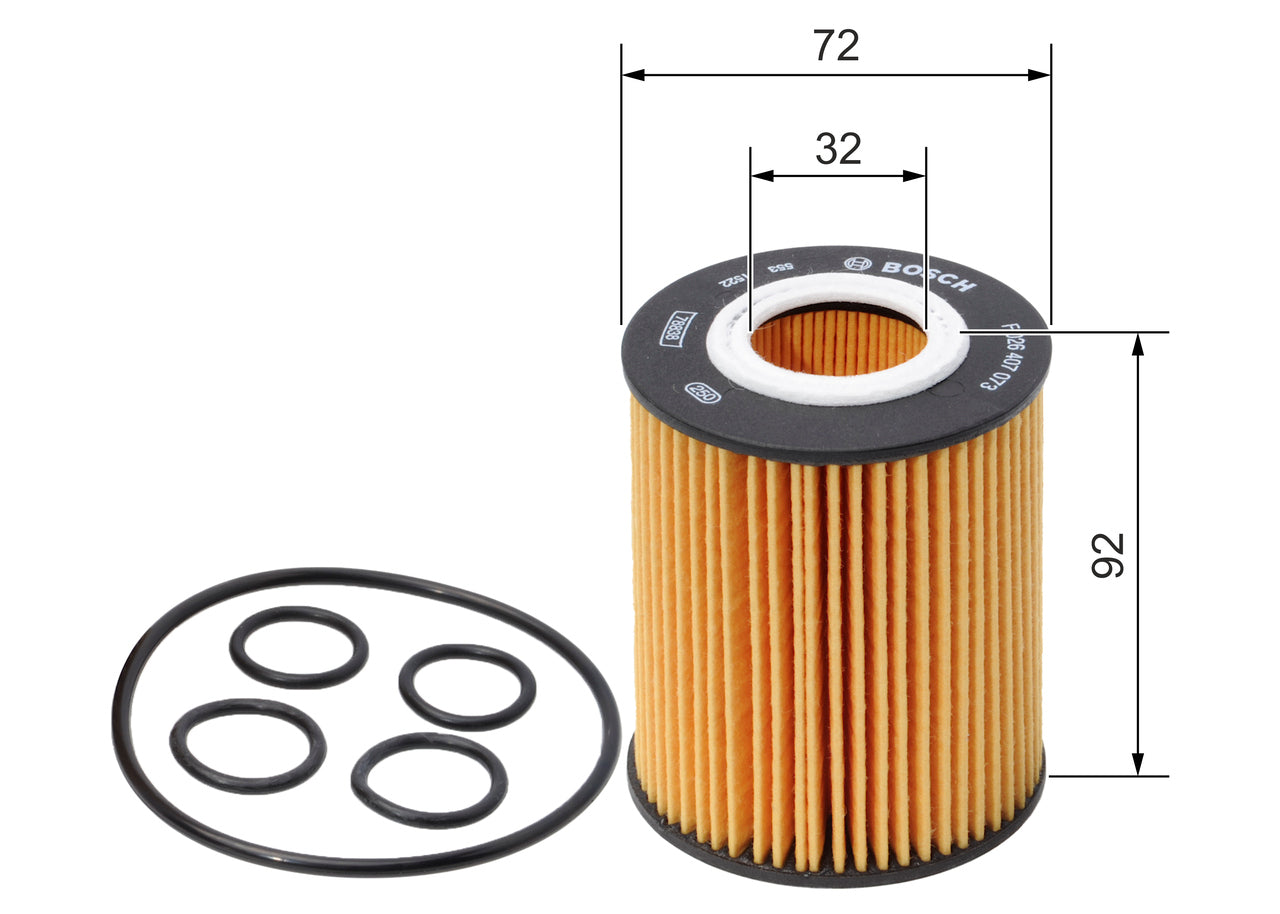 Tepalo filtras F026407073