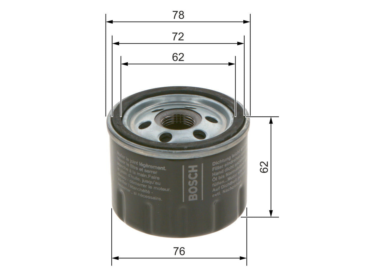 Tepalo filtras F026407279