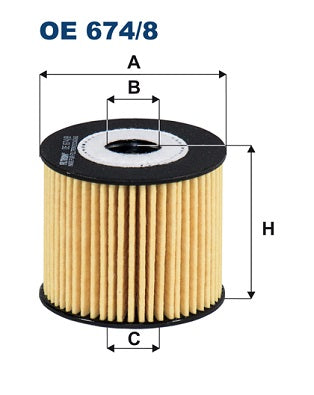 Tepalo filtras OE674/8