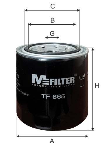 Tepalo filtras TF665